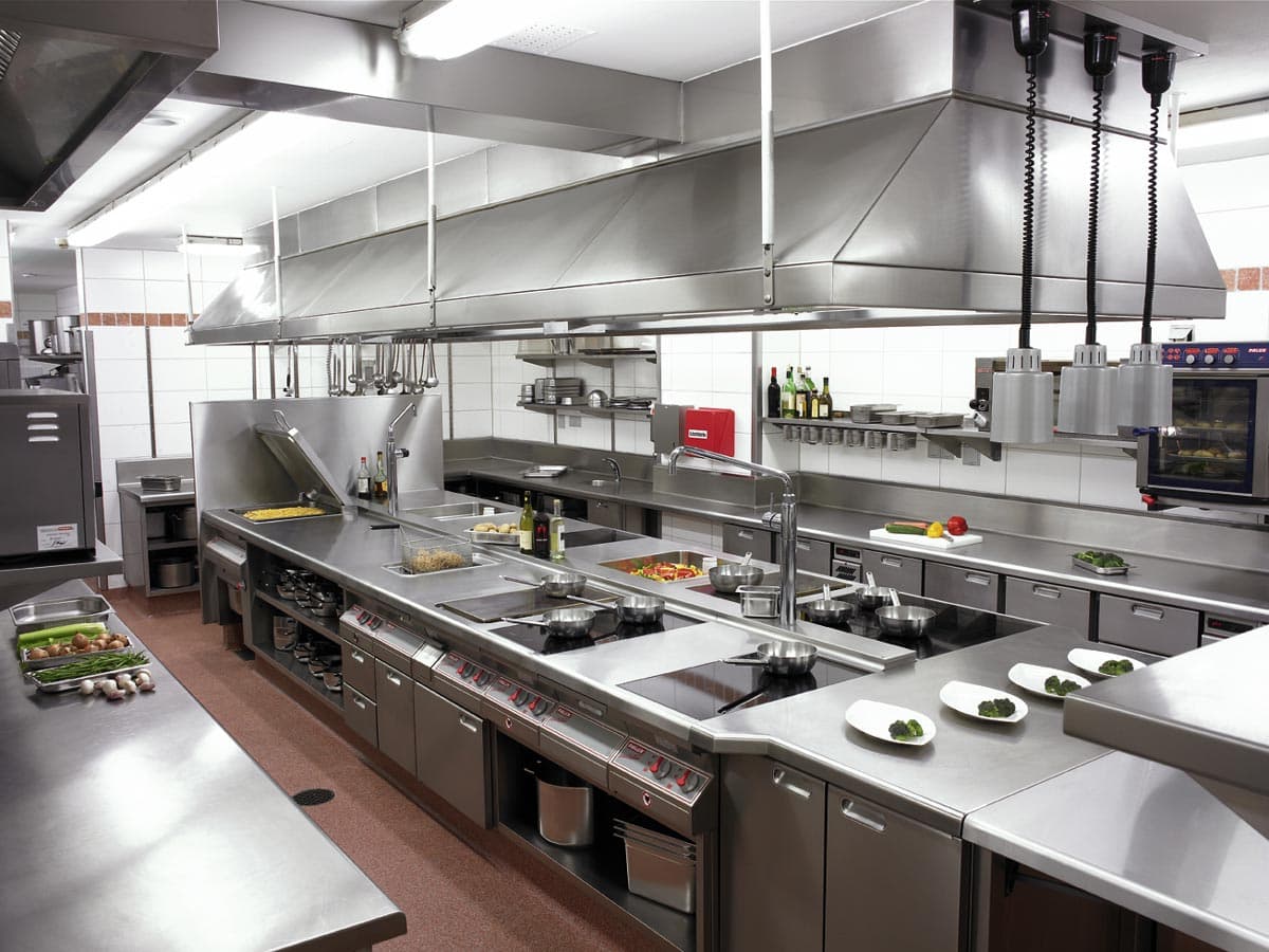 Commercial kitchen installation